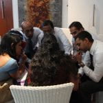 Sri Lankan team working