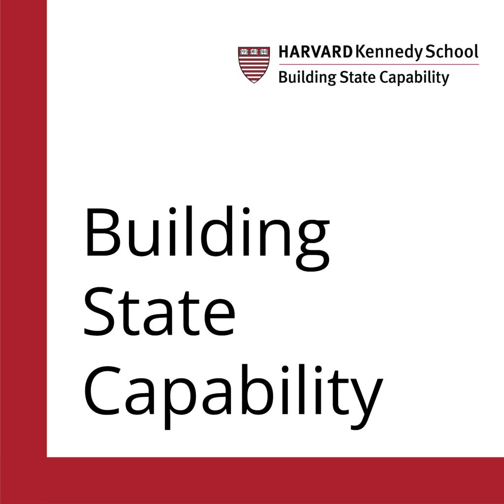 Building State Capability cover photo