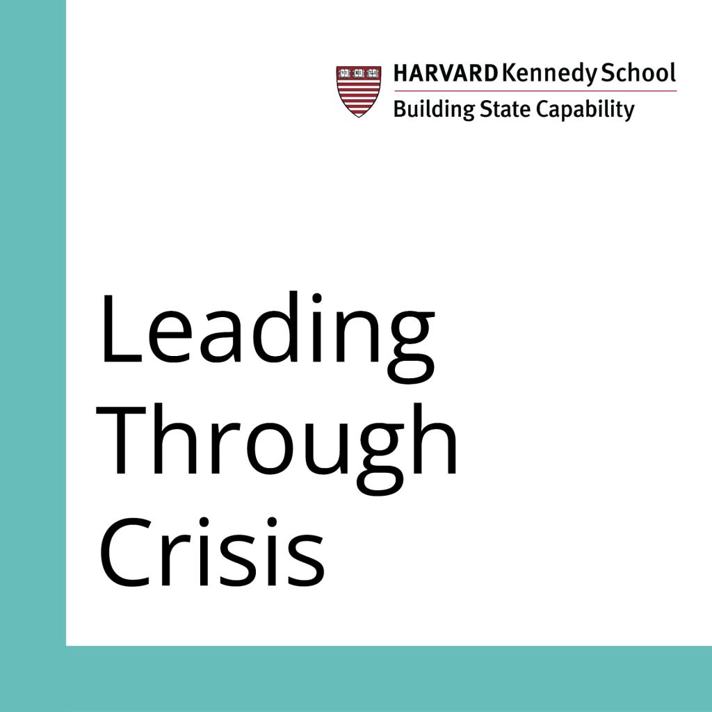 Leading Through Crisis cover photo