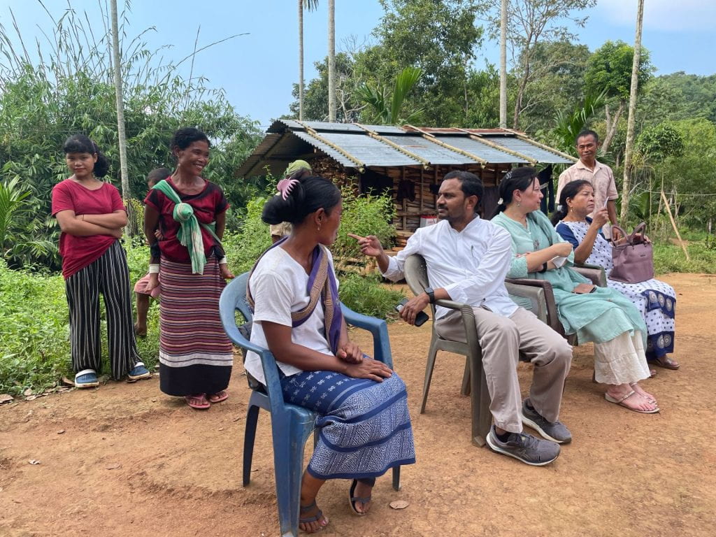 Sampath on a health field visit in Meghalaya