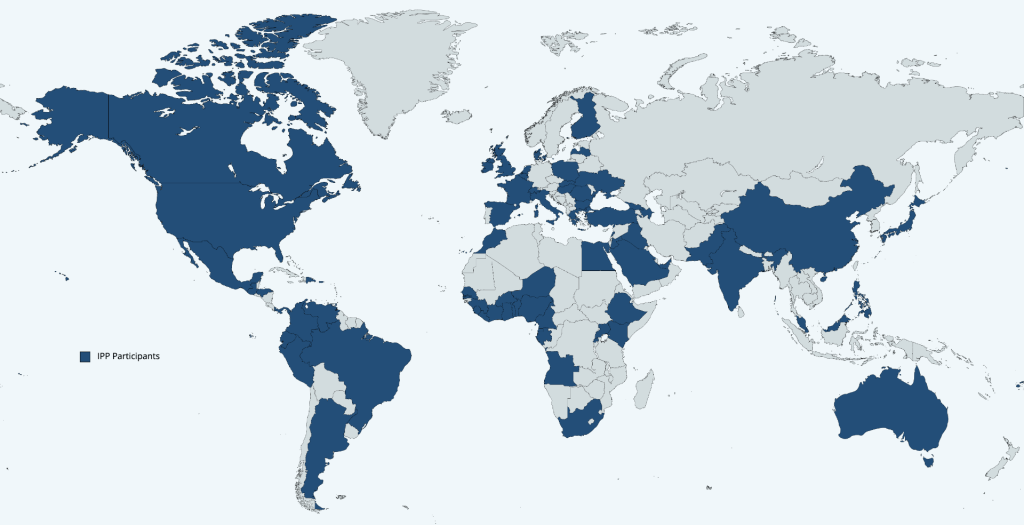IPP Participant map