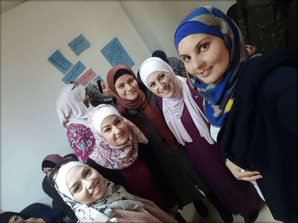 selfie of a group of women together