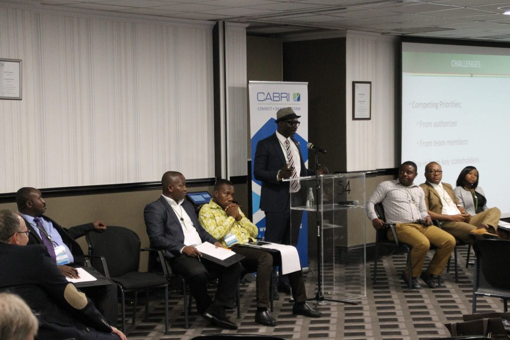 Ghana team presenting