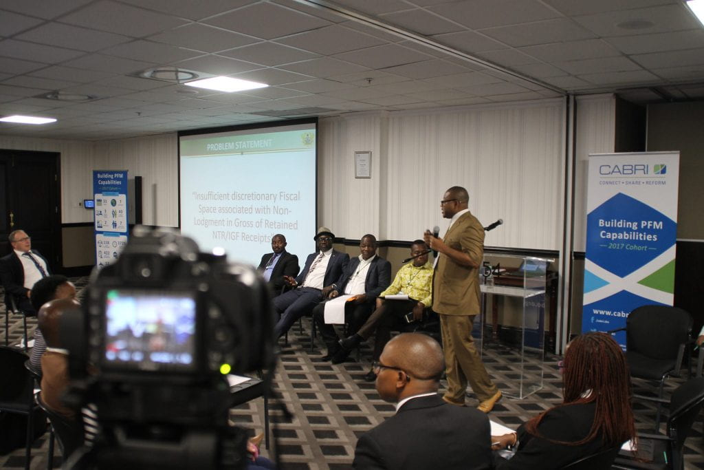 Ghana team presenting