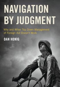 Navigating by Judgment book cover - sailor steering