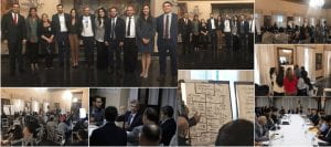 Collage of event and group of people