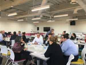 Matt Andrews working with groups