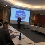 Participant presenting
