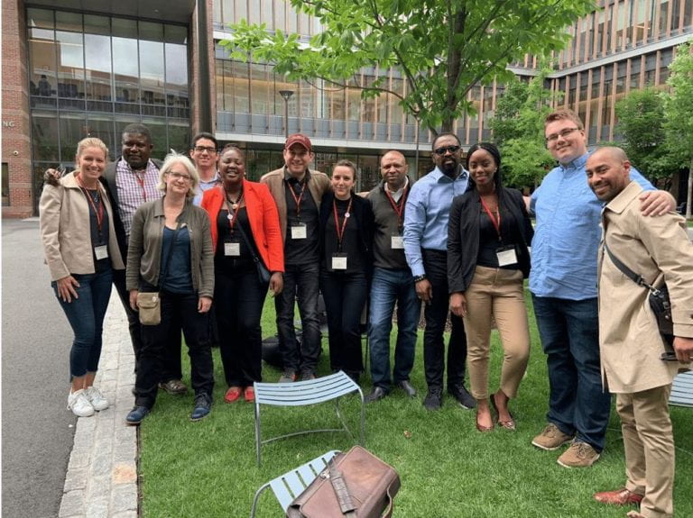 Group photo at HKS