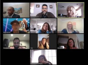 screenshot of a zoom meeting