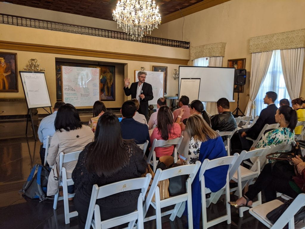 Matt teaching in Honduras