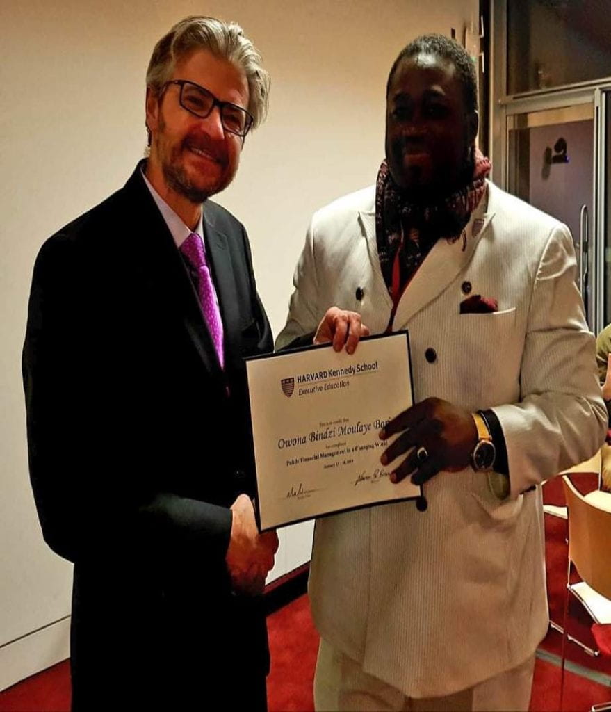 Receiving HKS Certificate from Matt Andrews