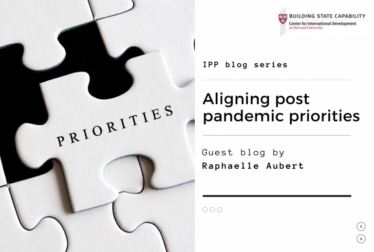 Cover image with puzzle piece with the word priorities on it