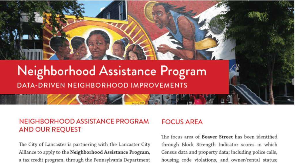Neighborhood Assistance Program screenshot