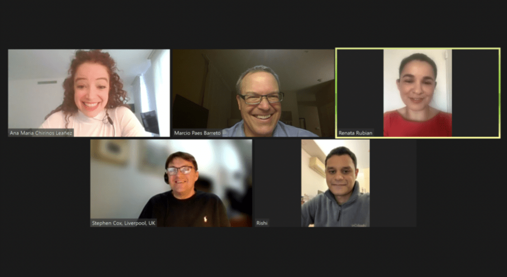 Zoom screenshot of team