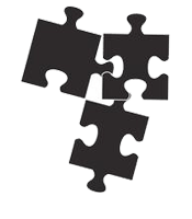 Puzzle pieces graphic