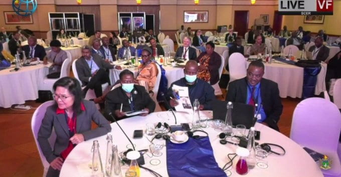 Participants at SCER event in Zimbabwe
