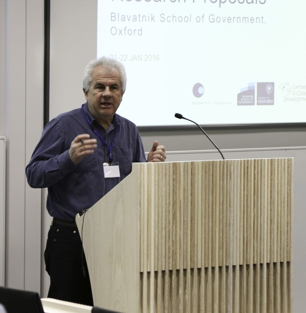 Lant Pritchett presenting