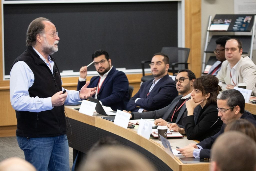 Ricardo Hausmann teaching Executive Education students