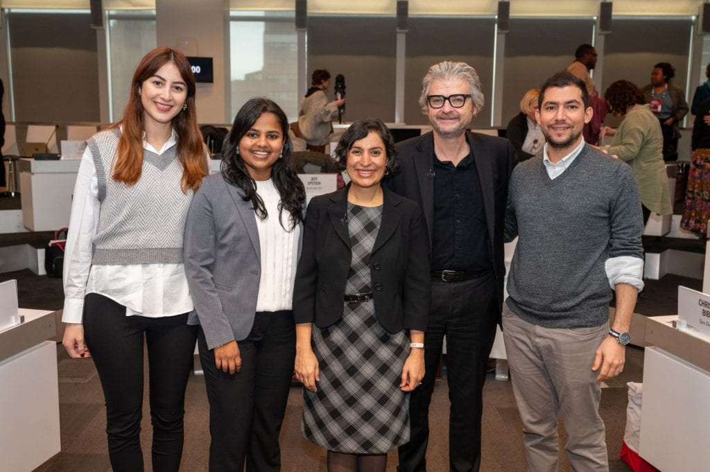 BSC team from left to right: Mayra Hoyos, Anisha Poobalan, Salimah Samji, Matt Andrews, Danny Barjum