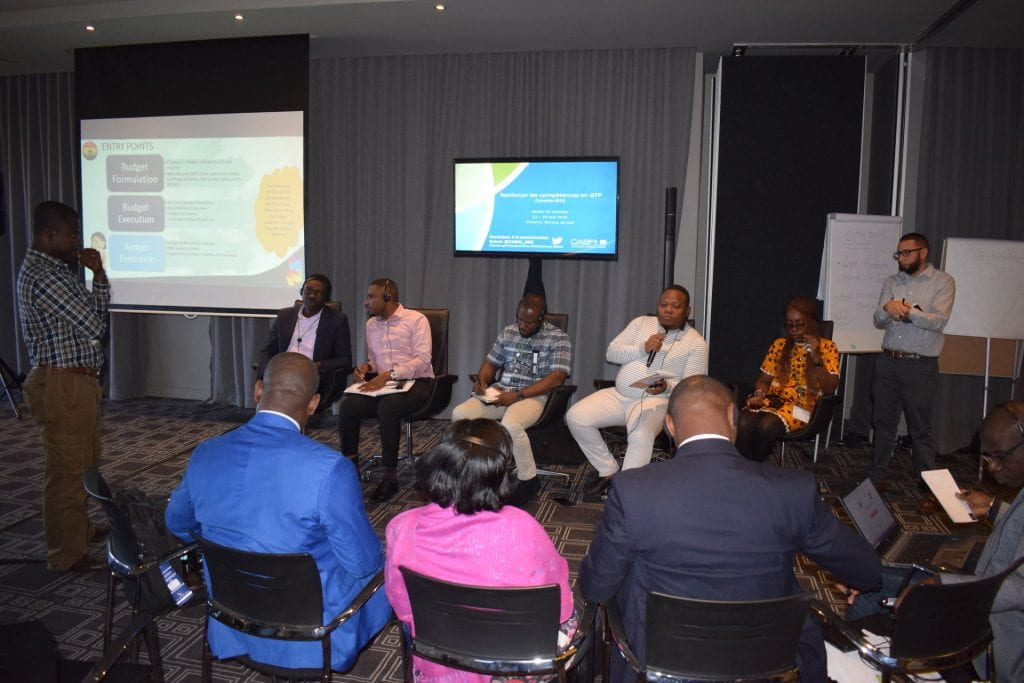 Ghana team presenting