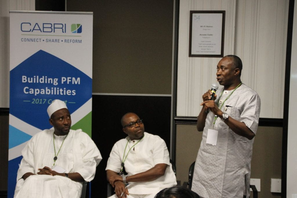 Nigeria team presenting