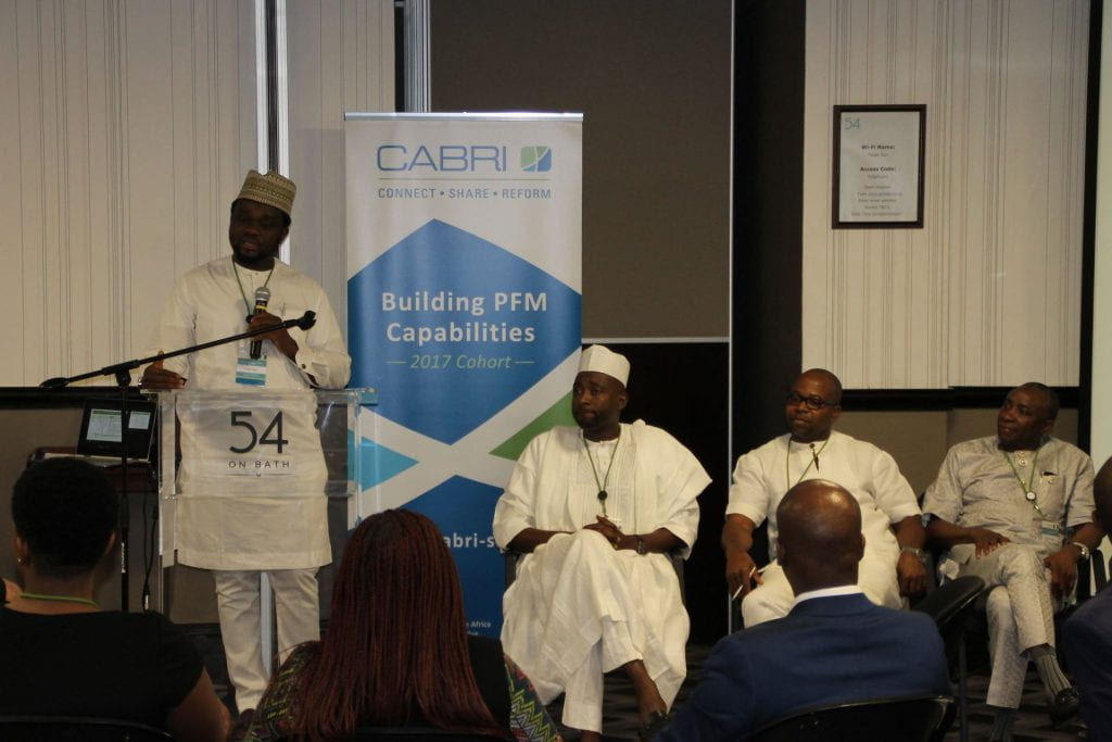 Nigeria team presenting