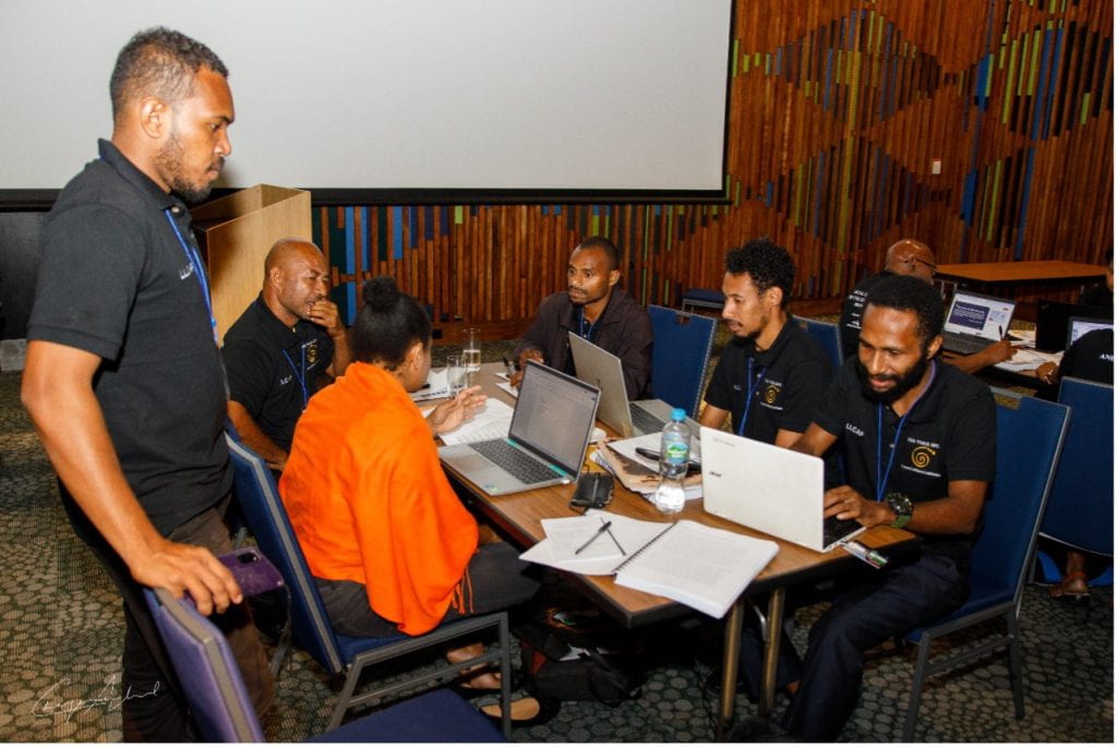 Team in the initial discussions on the problems of youth unemployment