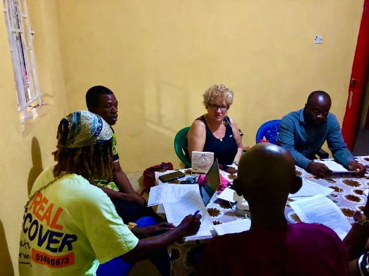 Sierra Leone team working