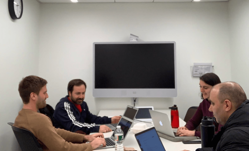 Team working together