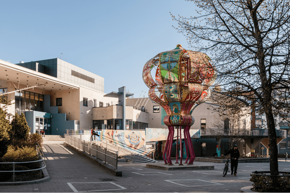 Sitra Square in Kannelmäki. Photo: Tuomas Uusheimo.