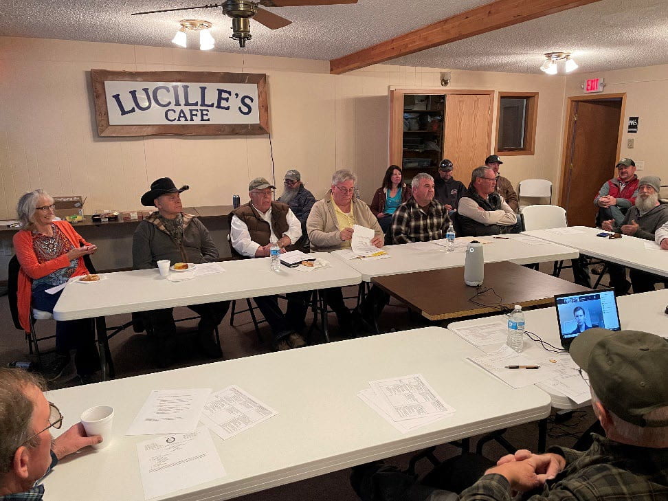 early listening sessions in the small town of Meeteetse, WY