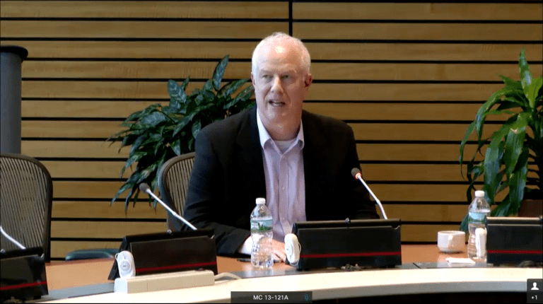 Michael Woolcock presenting