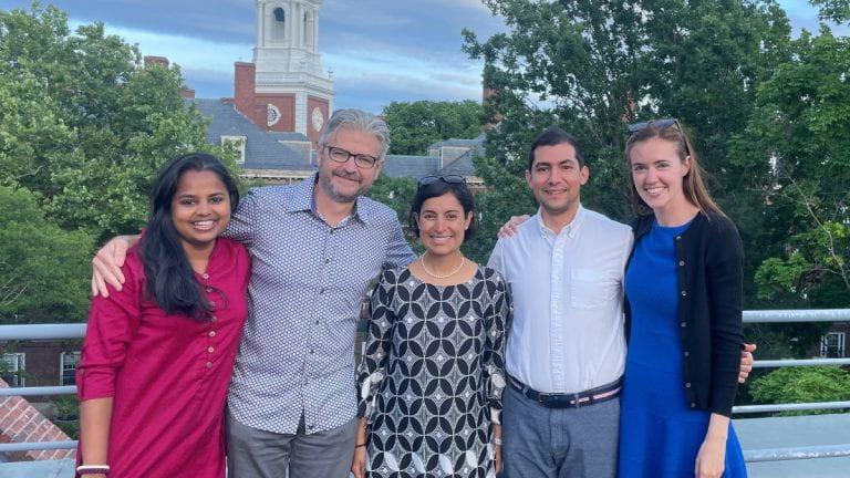 BSC Team photo: Anisha Poobalan, Matt Andrews, Salimah Samji, Daniel Barjum, and Kathryn Lang
