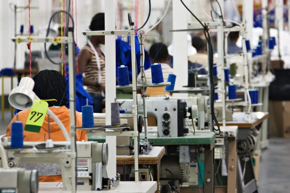 Textile factory in Africa