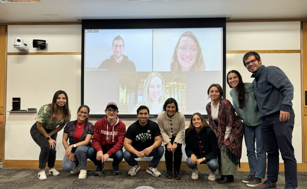 Students at the end of the 4-week workshop