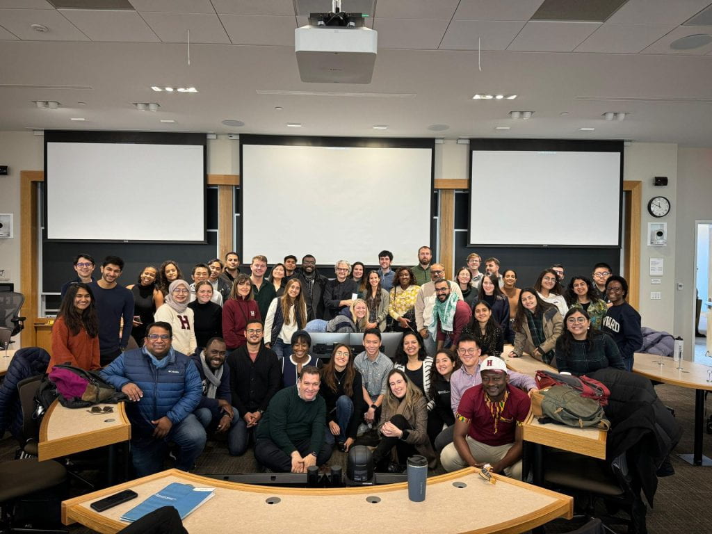 Class photo taken on the last day of class.