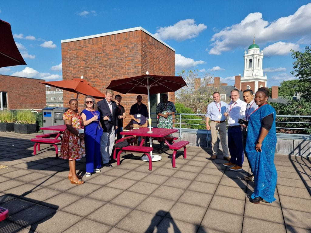 IPP participants on HKS rooftop