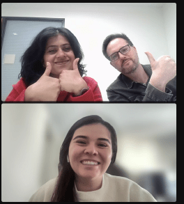 screenshot of zoom meeting