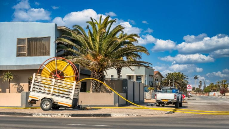 Fiber optic install in Nigeria