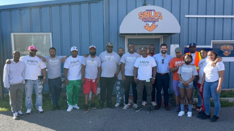 Pablo with SNUGG staff in Syracuse
