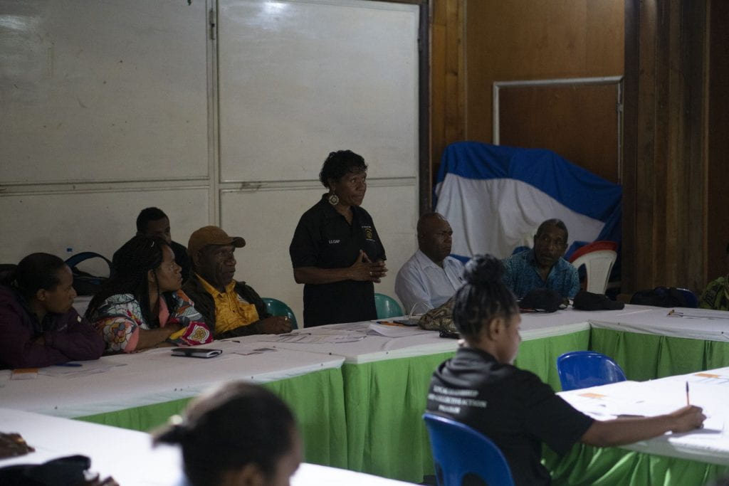 People at a roundtable event