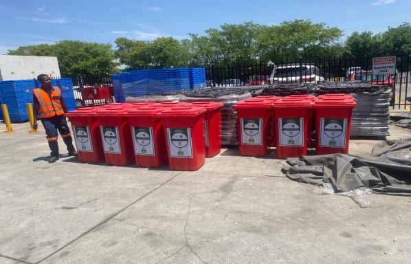 Bins for electronic waste