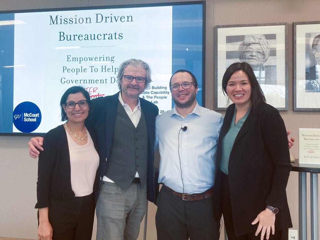 Salimah Samji, Matt Andrews, Dan Honig, Elizabeth Linos
