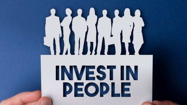 "Invest in People" silhouette