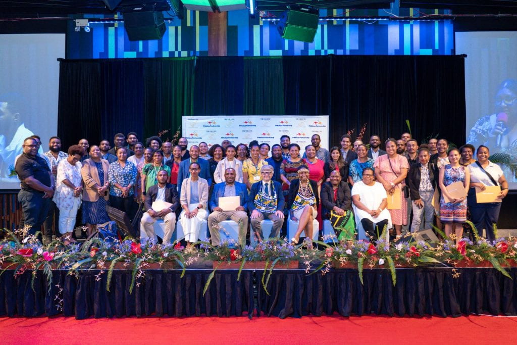 Matt Andrews and PNG participants at the program launch in Aug 2024