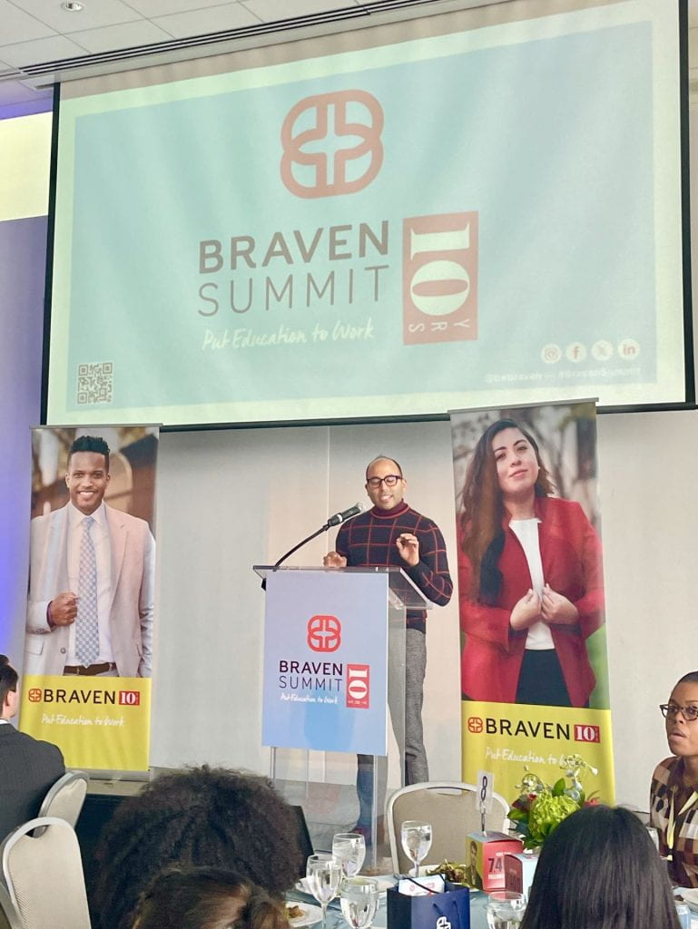 Presenting at Braven Summit