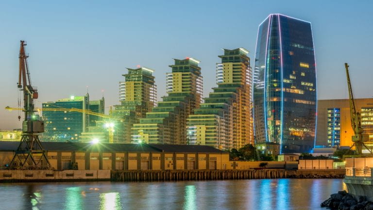 Port in Baku, Azerbaijan