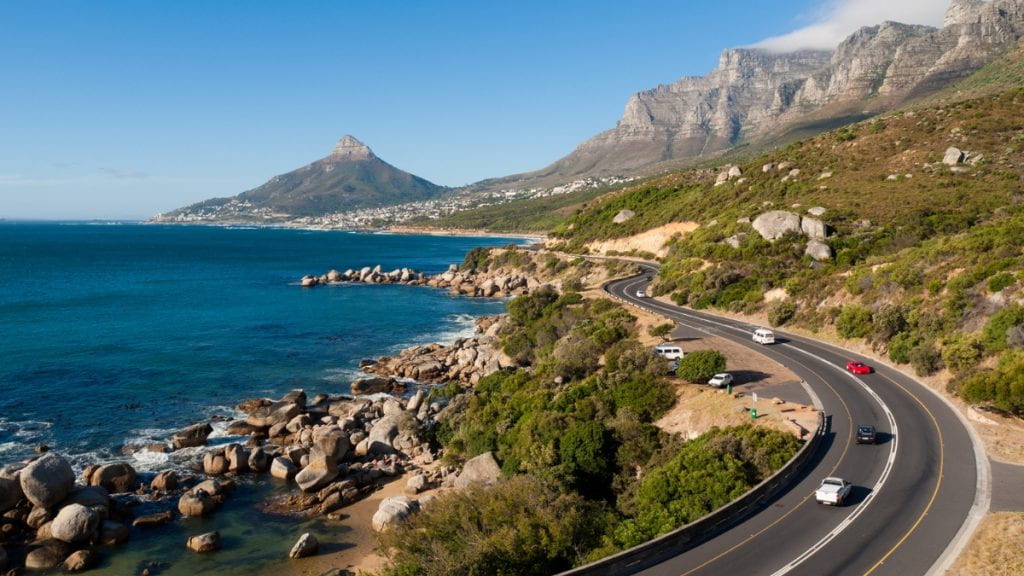 Road near Cape Town, South Africa