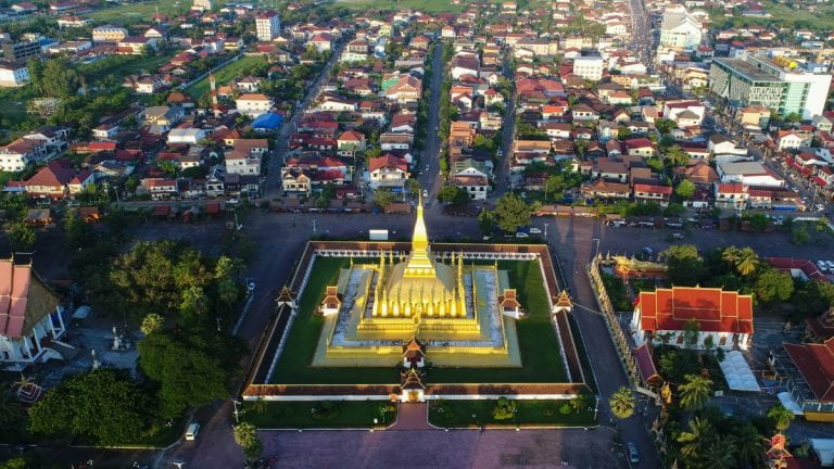 A temple in Laos